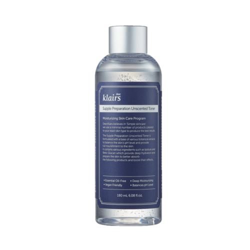 dear, klairs Supple Preparation Unscented Toner 180ml - GlowKontor