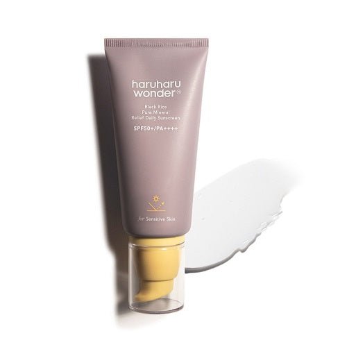 HARUHARU WONDER Black Rice Pure Mineral Relief Daily Sunscreen Spf50+/pa++++ 50ml - GlowKontor
