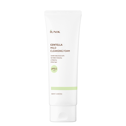 IUNIK Centella Mild Cleansing Foam 120ml - GlowKontor