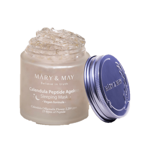 MARY&MAY Calendula Peptide Ageless Sleeping Mask 110g - GlowKontor