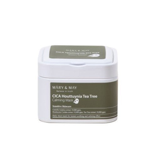 MARY&MAY Cica Houttuynia Tea Tree Calming Mask 30pcs - GlowKontor