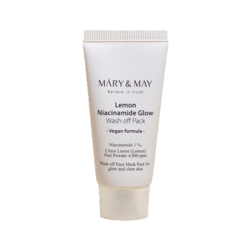 MARY&MAY Lemon Niacinamide Glow Wash Off Pack 30g - GlowKontor