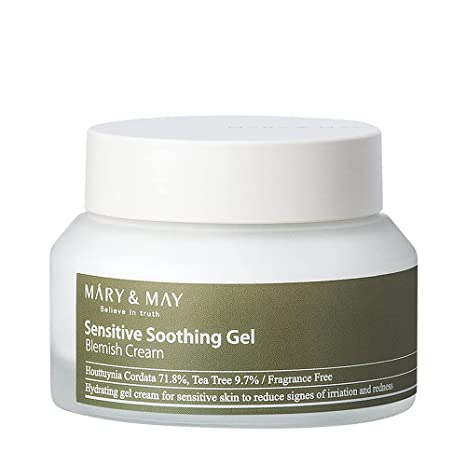 MARY&MAY Sensitive Soothing Gel Cream 70g - GlowKontor