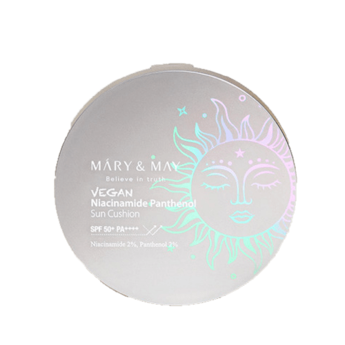 MARY&MAY Vegan Niacinamide Panthenol Sun Cushion Spf50+ Pa++++ 25g - GlowKontor