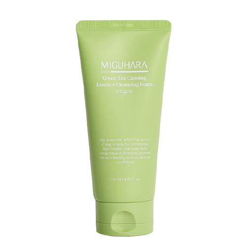 MIGUHARA Green Tea Calming Essence Cleansing Foam Origin 120ml - GlowKontor