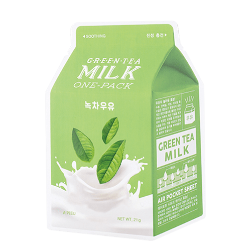 A'pieu Green Tea Milk One - pack - GlowKontor