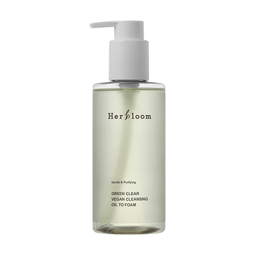 Herbloom Green Clear Vegan Cleansing Oil To Foam 200ml - GlowKontor
