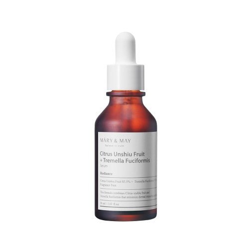 MARY&amp;MAY Citrus Unshiu+tremella Fuciformis Serum 30ml - GlowKontor