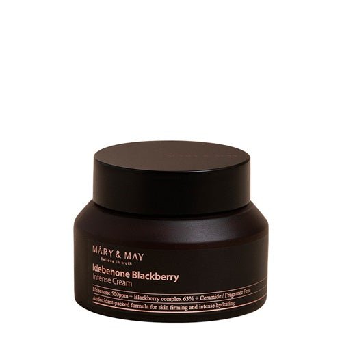 MARY&amp;MAY Idebenone+blackberry Complex Intense Cream 70g - GlowKontor