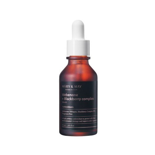 MARY&amp;MAY Idebenone+blackberry Complex Serum 30ml - GlowKontor