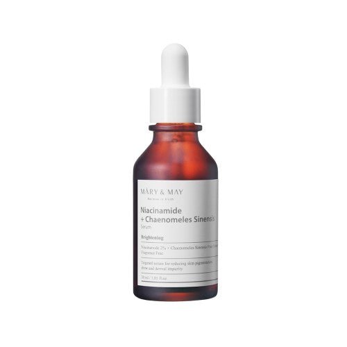 MARY&amp;MAY Niacinamide+chaenomeles Sinensis Serum 30ml - GlowKontor