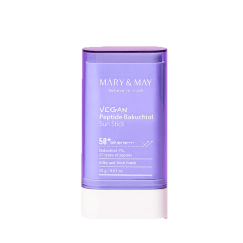 MARY&amp;MAY Vegan Peptide Bakuchiol Sun Stick Spf50+ Pa++++ 18g - GlowKontor