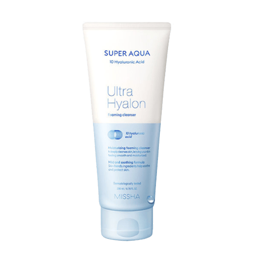 MISSHA Super Aqua Ultra Hyalron Foaming Cleanser 200ml - GlowKontor