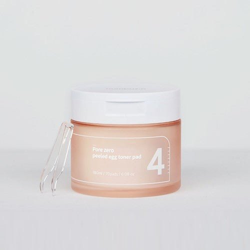 NUMBUZIN No.4 Pore Zero Peeled Egg Toner Pad (70pads) 190ml - GlowKontor