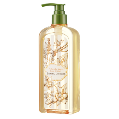 Nature Republic Perfume De Nature Body Oil Wash_Evening Lavender 345ml