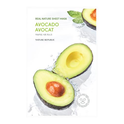[1459] Nature Republic Real Nature Sheet Mask Avocado 23ml