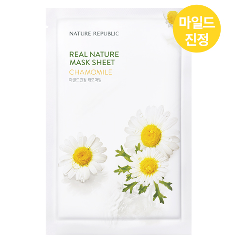 [1460] Nature Republic Real Nature Mask Sheet/ Chamomile 23ml