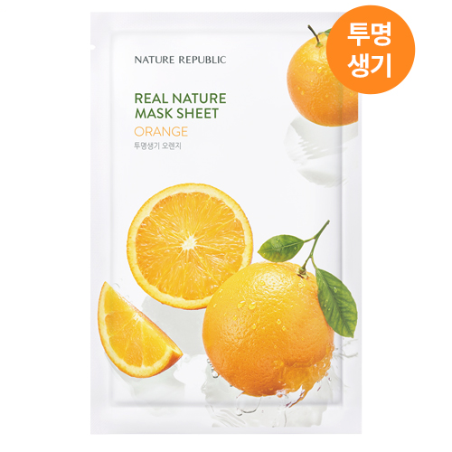 Nature Republic Real Nature Mask Sheet/ Orange 23ml