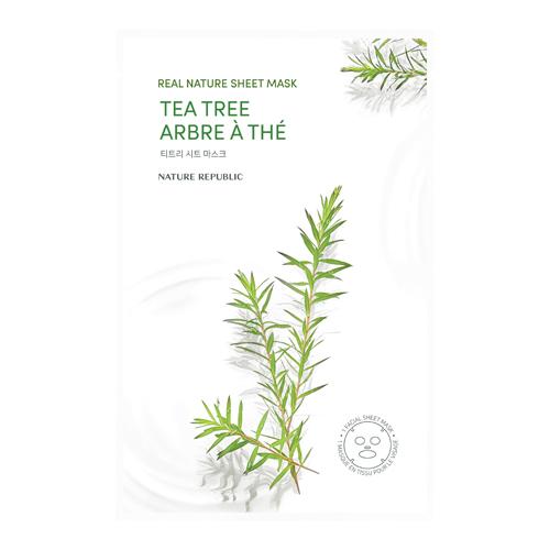 [1469] Nature Republic Real Nature Sheet Mask Tea Tree 23ml