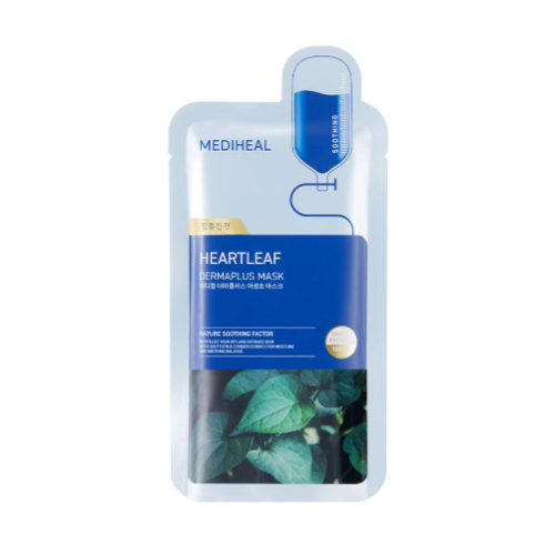 [1406] Mediheal (10Ea) Dermaplus Heartleaf Mask 22ml