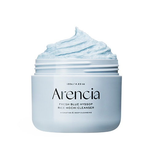 [1000] ARENCIA Fresh Blue Hyssop Rice Mochi Cleanser 120g