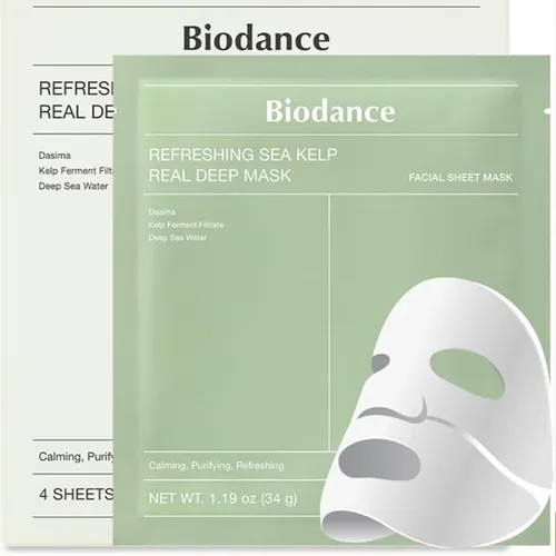 BIODANCE Refreshing Sea Kelp Real Deep Mask 1Box (34g*4Ea)