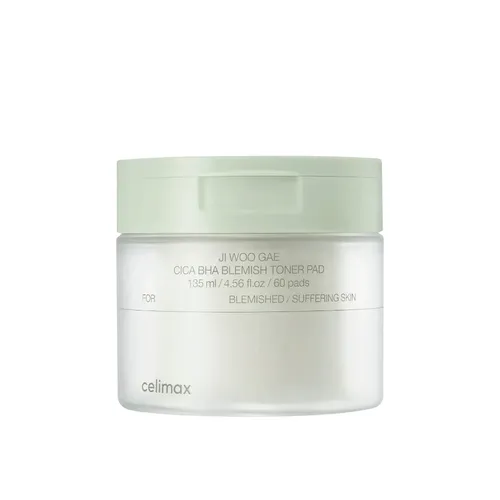celimax Ji Woo gae Cica Bha Blemish Toner Pad (60Pads)