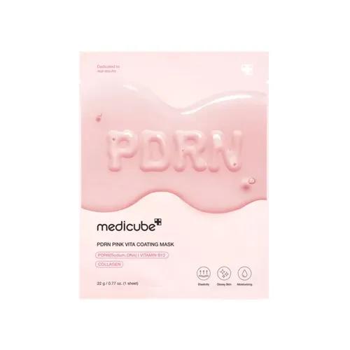 [1368] Medicube Pdrn Pink Vita Coating Mask 1Ea