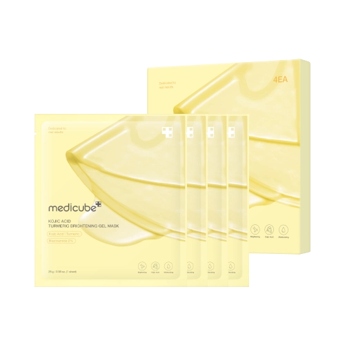 [1369] Medicube Kojic Acid Turmeric Brightening gel Mask(28g*4Ea)