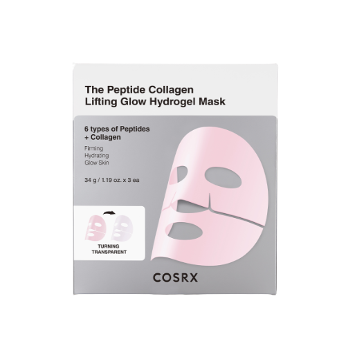 COSRX (3EA) Peptide Collagen Glow Hydrogel Mask