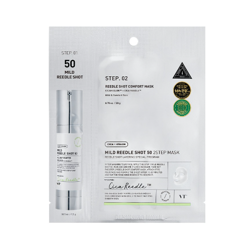 VT COSMETICS [1ea] Mild Reedle Shot 50 2-step Mask