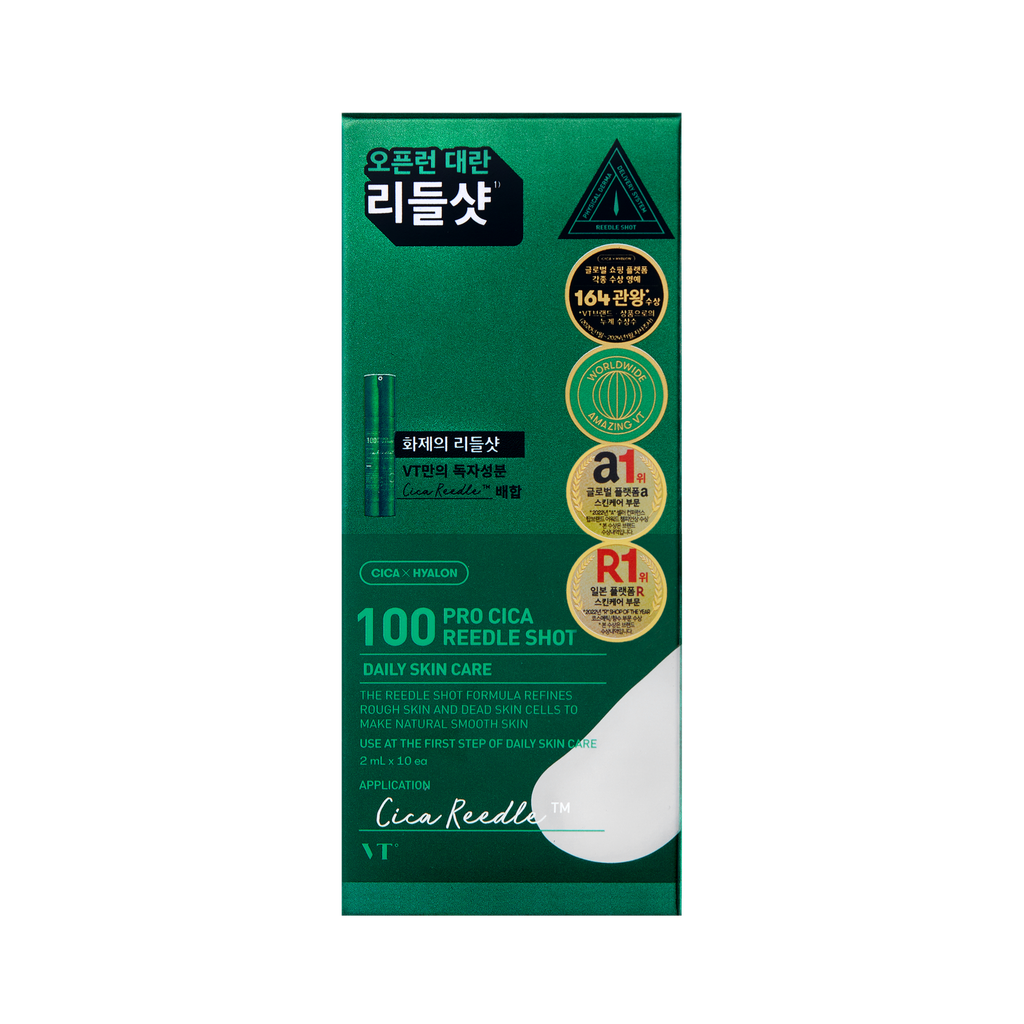 VT COSMETICS 100 Pro Cica Reedle Shot (2ml*10ea)