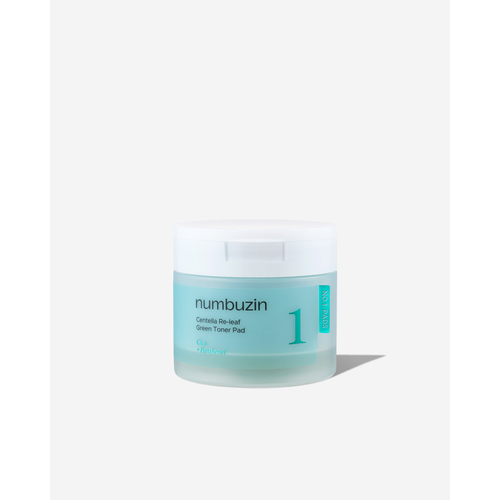 numbuzin No.1 Centella Re-leaf Green Toner Pad 190ml (70pads)