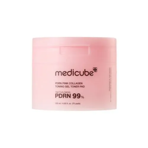 Medicube Pdrn Pink Collagen Toning gel Toner Pad 70Ea 120ml