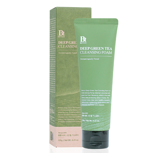 Benton Deep Green Tea Cleansing Foam 120g