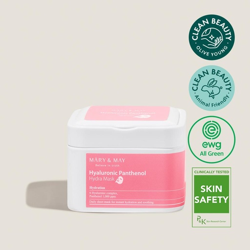 Mary&May (30pcs) Hyaluronic Panthenol Hydra Mask