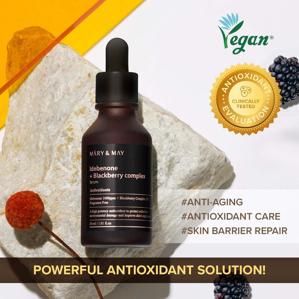 Mary&May Idebenone + Blackberry Complex Serum 30ml