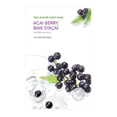 Nature Republic Real Nature Sheet Mask Acai Berry 23ml