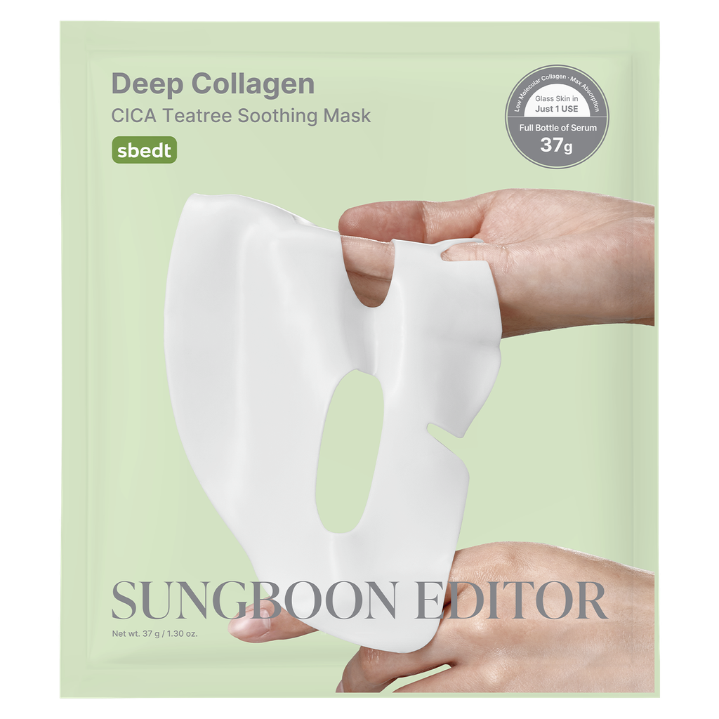 Sungboon Editor (1EA)Deep Collagen Cica Teatree Soothing Mask 37g