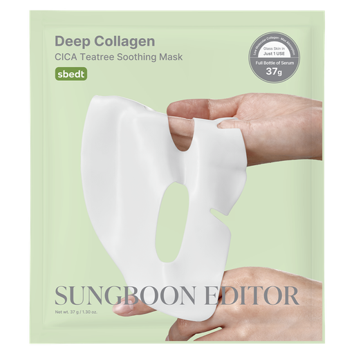 Sungboon Editor (1EA)Deep Collagen Cica Teatree Soothing Mask 37g