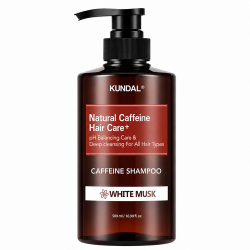 KUNDAL Caffeine Shampoo White Musk 500ml