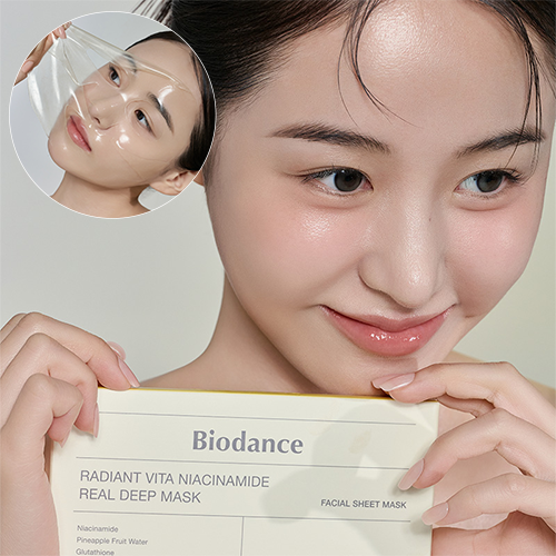 BIODANCE Radiant Vita Niacinamide Real Deep Mask 1Box (34g*4ea)
