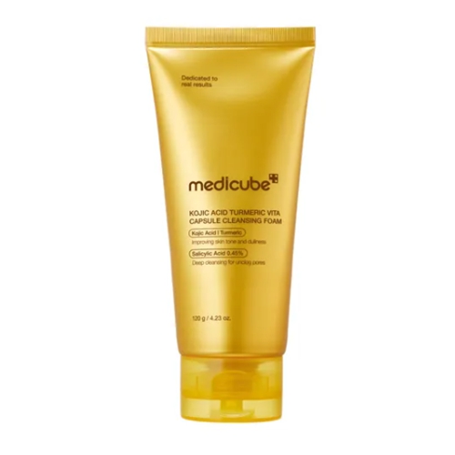 Medicube Kojic Acid Turmeric Vita Capsule Cleansing Foam 120g