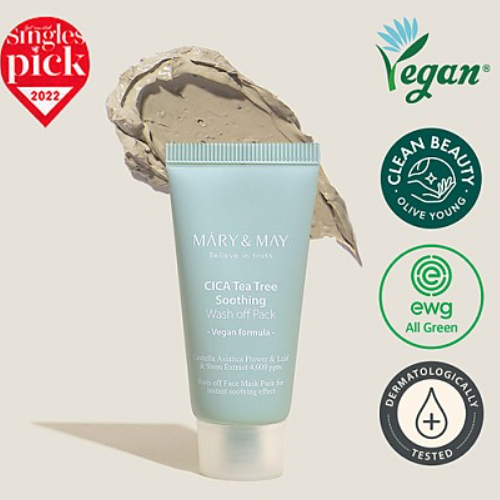Mary&May (X) Cica TeaTree Soothing Wash off Pack 30g