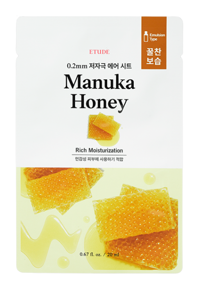 ETUDE (23AD) 0.2mm Therapy Air Mask #Manuka Honey 20ml