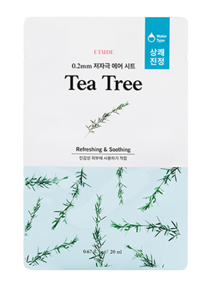 ETUDE (23AD) 0.2mm Therapy Air Mask #TeaTree 20ml