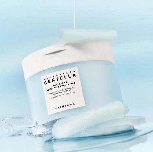 Skin1004 Madagascar Centella Hyalu-Cica Jelly-Fit Ampoule Pad 60pads