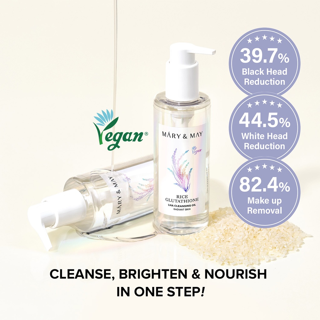 Mary&May Rice Glutathione LHA Cleansing Oil 200ml