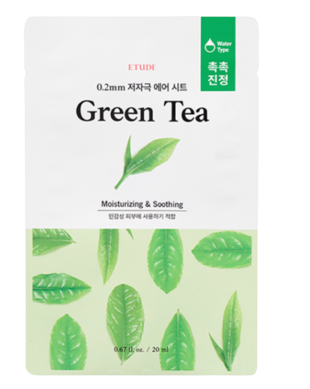 ETUDE (23AD) 0.2mm Therapy Air Mask #Green Tea 20ml