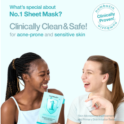 numbuzin 5ea) No.1 Pantothenic B5 Hyaluronic Active Clear Mask
